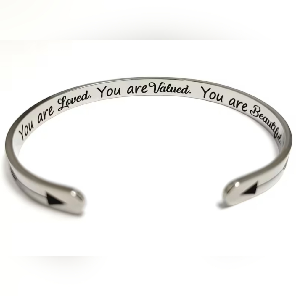 Inspirational Bangle Bracelet
